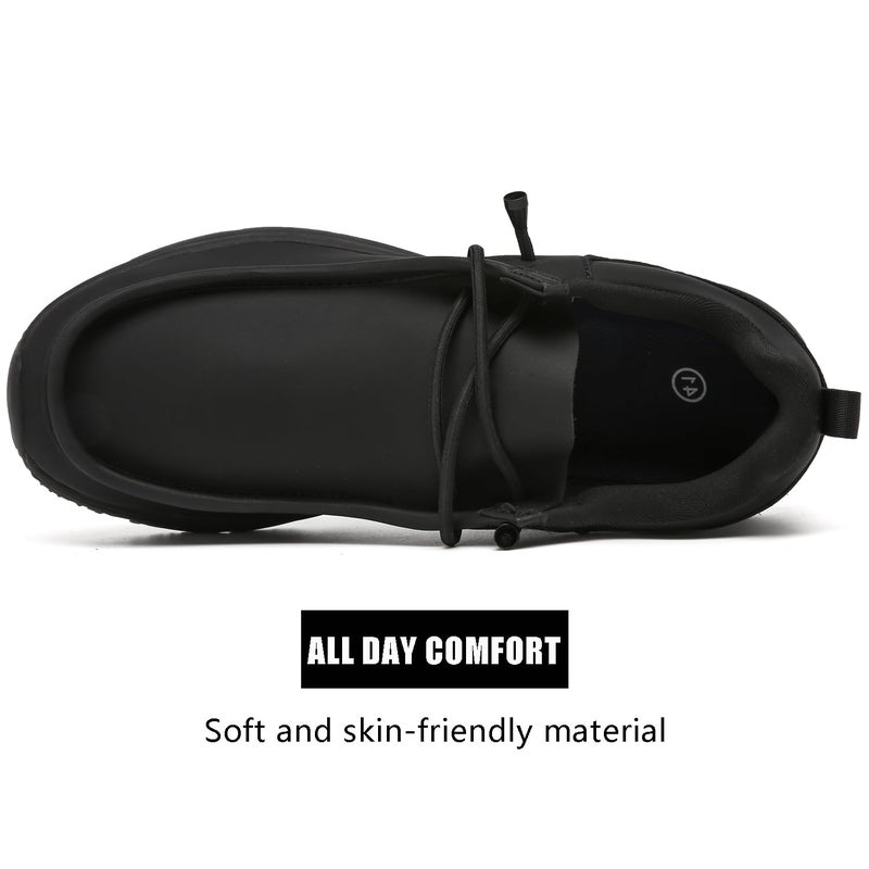 Ulogu Non Slip Waterproof Shoes for Women Work Slip Resistant Oil Slip On Loafers Chef Kitchen Restaurant Food Service Zapatos de Trabajo para mujere antideslizante para cocina Black - Image 4