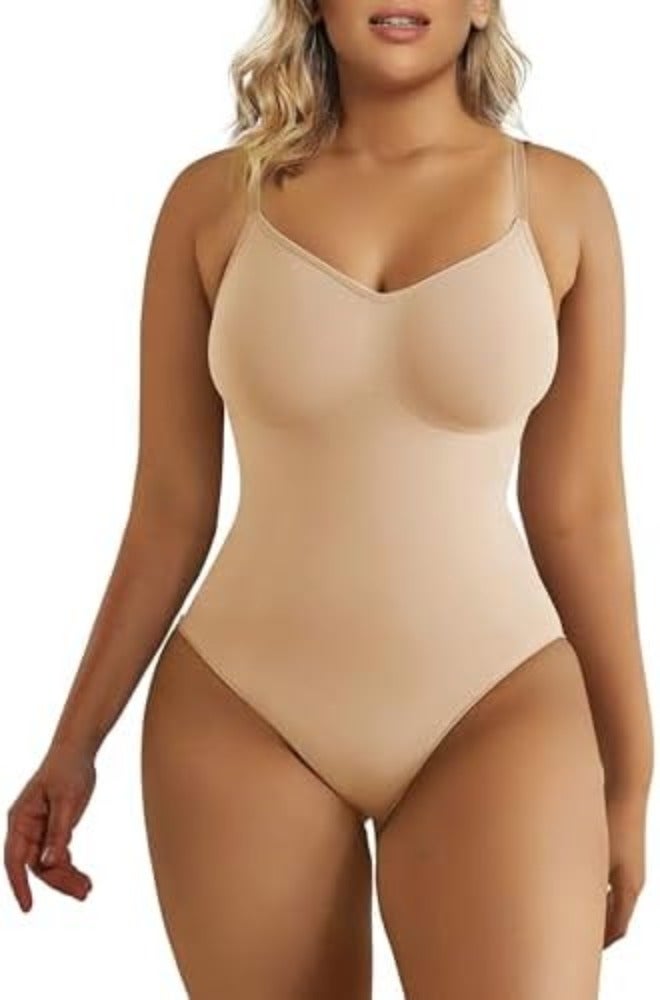 Generic Women's Shapewear Bodysuit - Tummy Control, Seamless Sculpting - Image 1