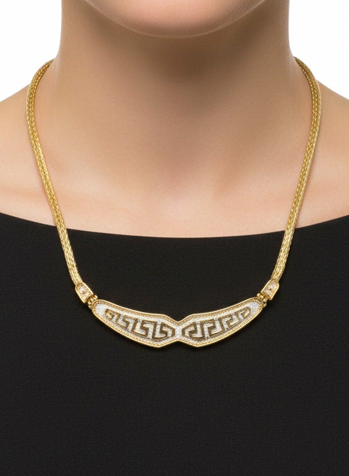 بي تي سي إيلا - قلادة فضة مطليه بالذهب (SIL0497) - Image 1