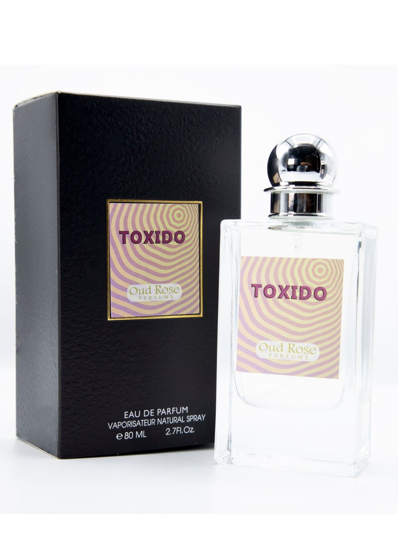 Oud Rose PERFUMES Oud Rose Perfume Toxido For Unisex Eau De Perfume 80ml  - Image 1