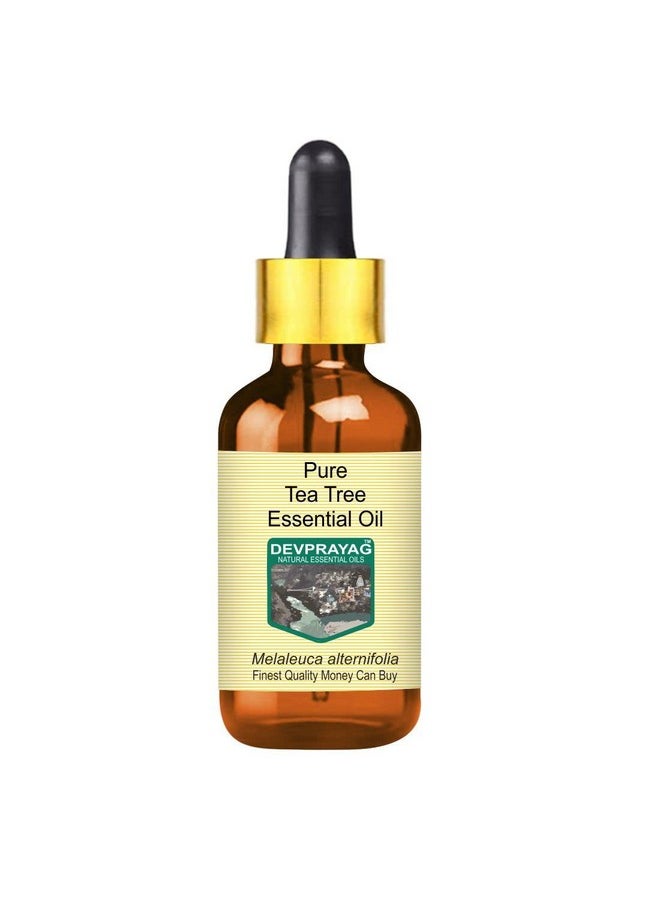 Deva Concepts - Pure Tea Tree Essential Oil (Melaleuca Alternifolia) With Glass Dropper Steam Distilled 30Ml - Image 1