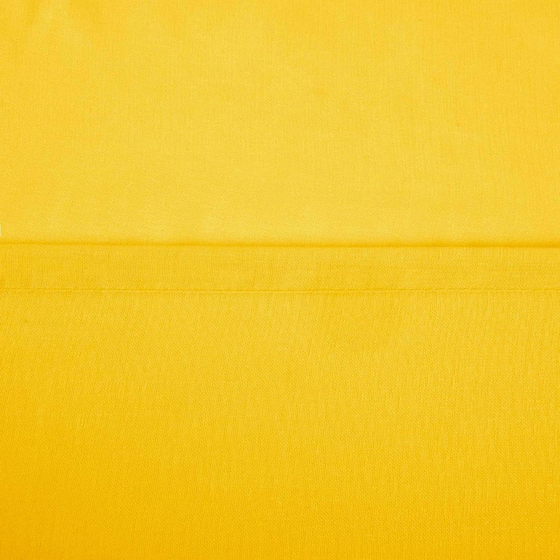 DWCN Yellow Faux Linen Sheer Curtains - Grommet Voile Window Curtain Drapes for Bedroom Living Room 52 x 84 inches Long, Set of 2 - Image 5