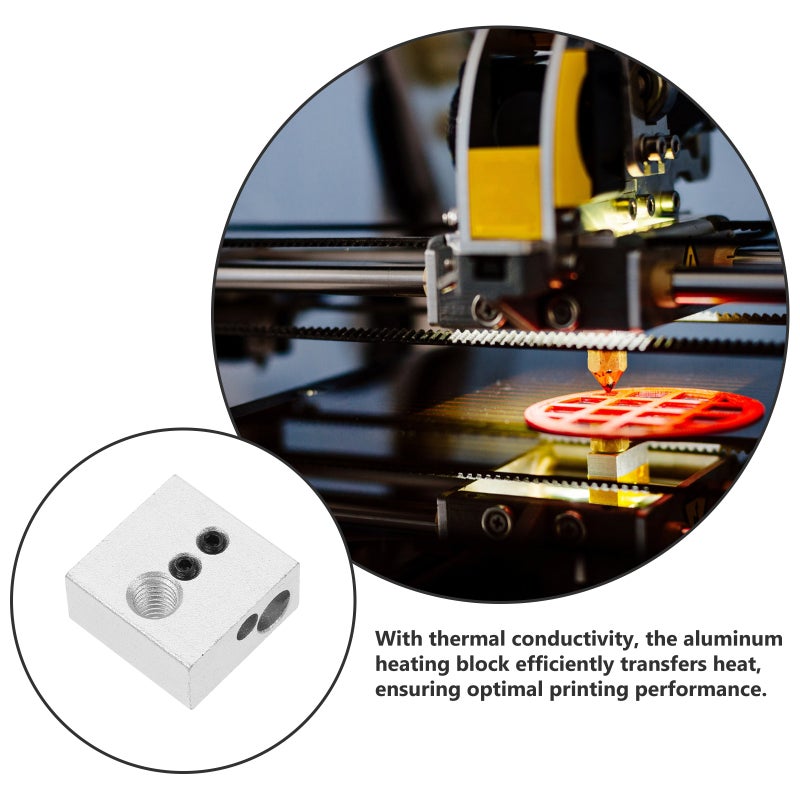 5pcs 3D Printer Heater Blocks Heating Block 3D Printing Extruder Heater Block 3D Printer Part - Image 4