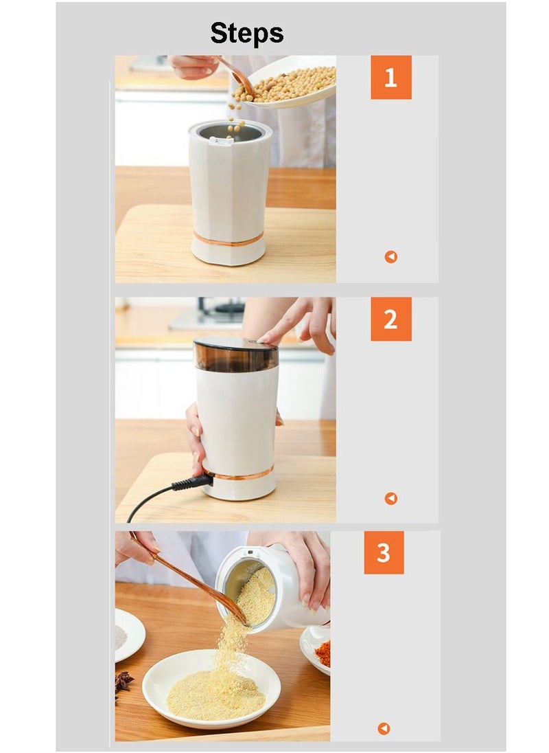NIBEMINENT Kitchen Food Grinder Small Coffee Grinder  - Image 3