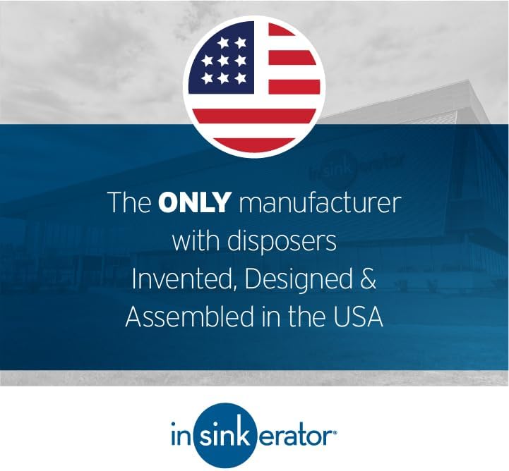 insinkerator Garbage Disposal with Power Cord, Badger 1, Standard Series, 1/3 HP Continuous Feed, Black - Image 5
