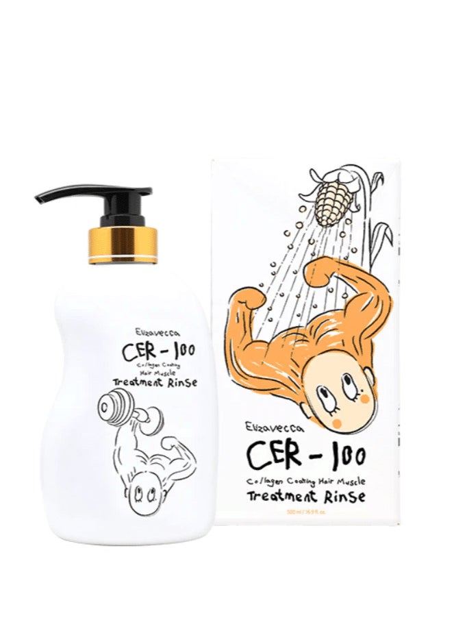 Elizavecca - Elizavecca Cer-100 Collagen Coating Hair Muscle Treatment Rinse 500ml - Image 1