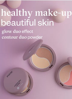 Paese Nanorevit Contour Duo Powder, Perfect Face Contouring set Powder and Bronzer  - Image 4