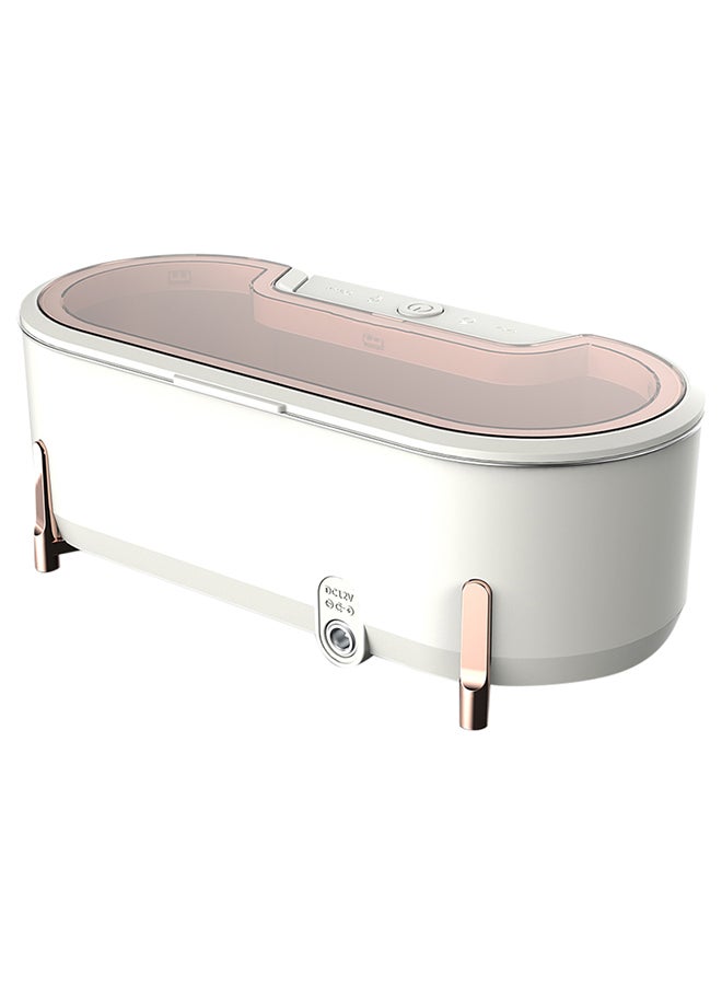 آلة تنظيف منزلية مع مؤقت أبيض - Image 1