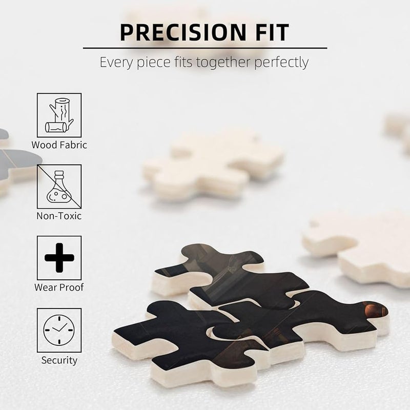 Phayah 1000 قطعة لغز شجرة عيد الميلاد للبالغين ديكور المنزل 29.5 × 19.7 بوصة - Image 5