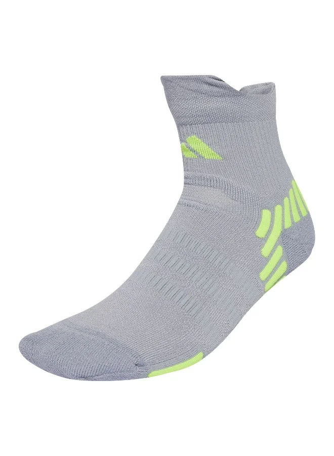 adidas Adidas Perf Trg Qrt 1P Grey Training Socks For Unisex 2 - 3.5