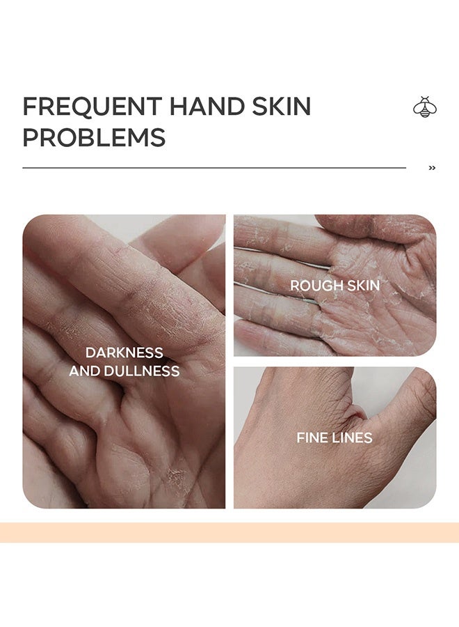 QUIYUM Milk Honey Hand Wax, Leaving you Clean Delicate Smooth Hand Skin, Peel Off Hand Wax, 50g - Image 3