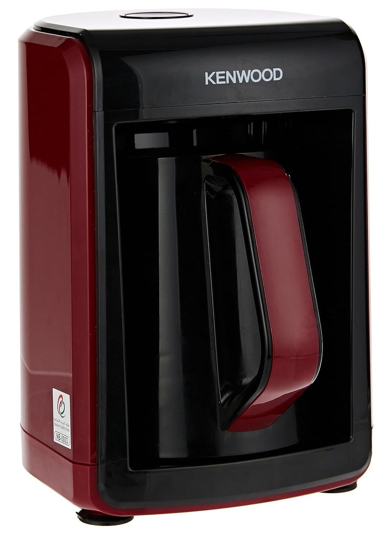 KENWOOD Turkish Coffee Maker Up To 5 Cups Turkish Coffee Machine For Slowly Brewed Delicious Turkish Coffee 535W Ctp10.000Br Black/Red Kenwood 5 ml 535 W CTP10.000BR Red & Black - Image 1