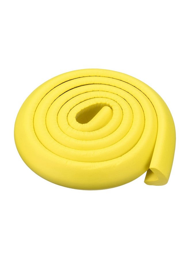 uxcell Corner Guards Edge Protectors 6.56ft(2M), 4Pack Foam Safety Bumper L Shape for Furniture Corner Table Edge Guard, Yellow - Image 1