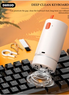 DUNISO 21 in 1 Electronics Cleaning Kit, Multifunctional Cleaning Kit for Keyboard, Portable Cleaning Kit with USB Charging for Computers, Cleaning Soft Brush Tool for Camera and Bluetooth Headset, Cleaner Kit with Dust Absorption Function for All Types of Cell Phones and Computers (Detergent not included)  - Image 5