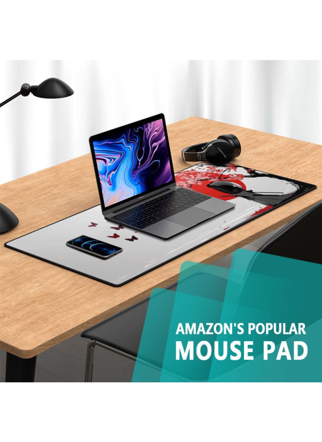 Generic - Exclusive For Hot Art Skull Series Mouse Pad Office Table Mat Rubber Non-slip E-sports Table Mat-Color:300*800*4mm-Pattern:L-30 - Image 1