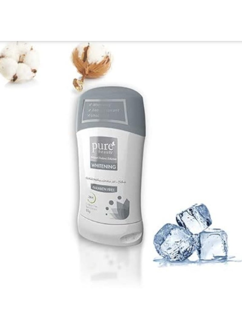 Pure Beauty Whitening Unscented Stick Paraben Free - 50g - Image 1