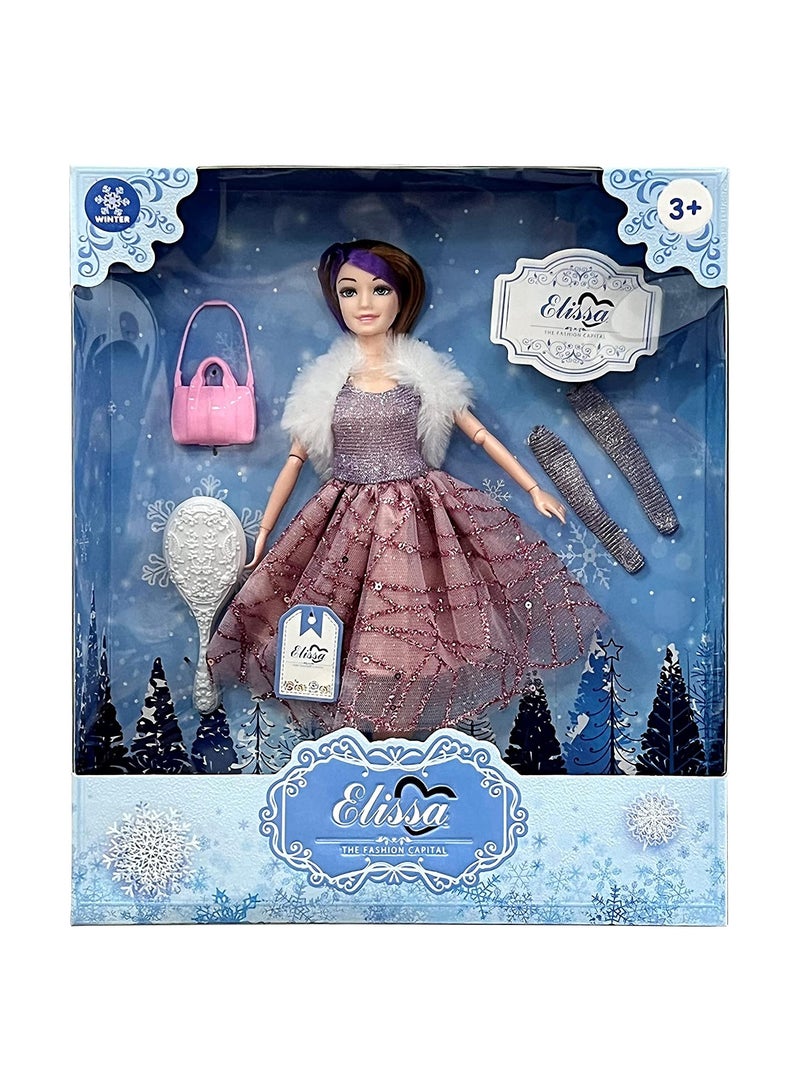 Elissa 11.5" Deluxe Winter Fashion Dolls - Image 1