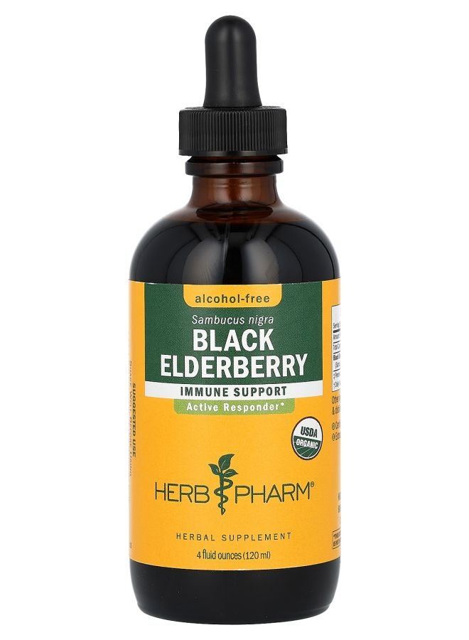 HERB PHARM Black Elderberry Alcohol-Free 4 fl oz (120 ml)