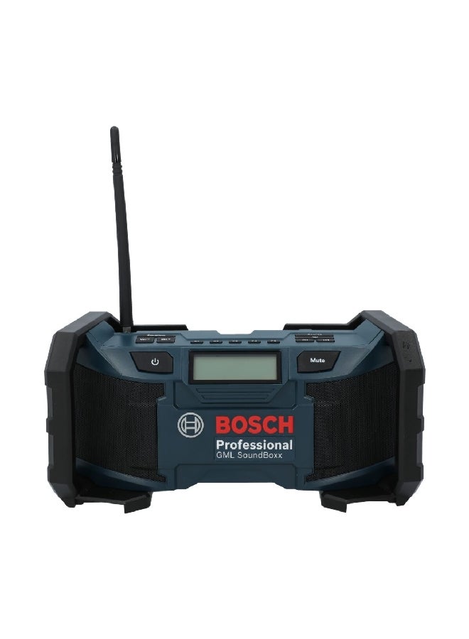BOSCH GML SoundBoxx Professional Cordless Jobsite Radio Dark Green and Black 12 x 24.4 x 33.8 cm JE0 601 429 970 - Image 1