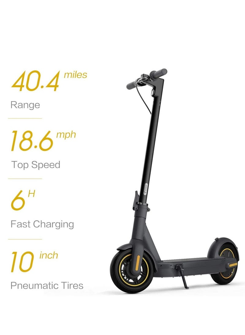 SEGWAY - Ninebot Foldable KickScooter MAX G30P II, Powered by Segway, Longest range of 45 km 25 miles Max 30 km per hour Speed Power 20mW - Image 1