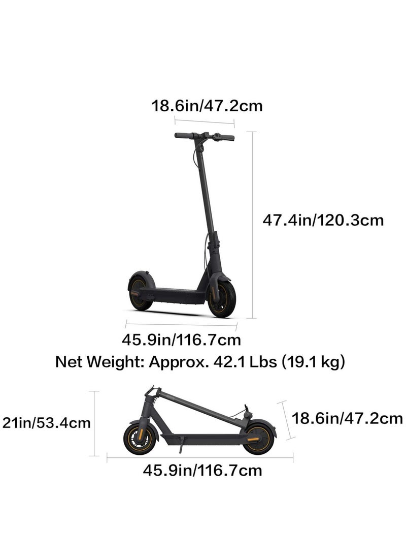 SEGWAY - Ninebot Foldable KickScooter MAX G30P II, Powered by Segway, Longest range of 45 km 25 miles Max 30 km per hour Speed Power 20mW - Image 1