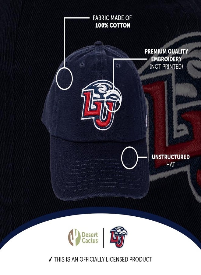 Desert Cactus Liberty University Baseball Hat Flames Brimmed Embroidered Cap Adjustable Cloth Strap Adult (Style A) Blue - Image 4