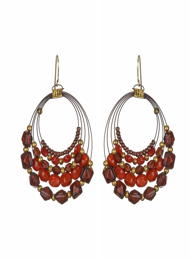 DCA Multicolor Glass Women Earrings (2055) - Image 1