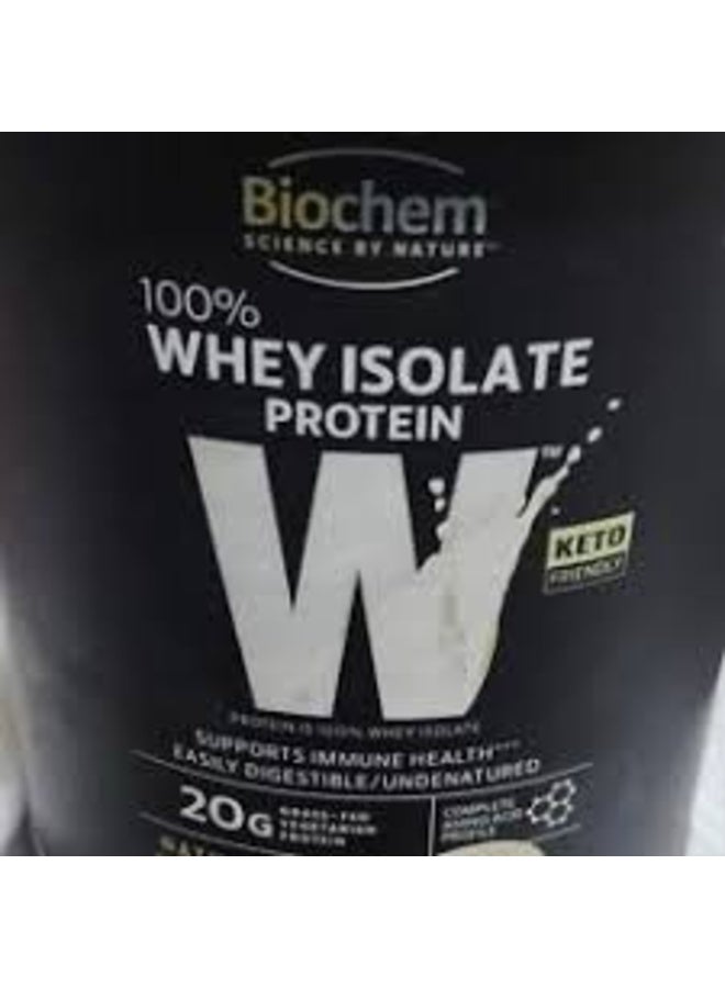 Biochem, 100% Whey Isolate Protein Powder, Vanilla, 857g - Image 2