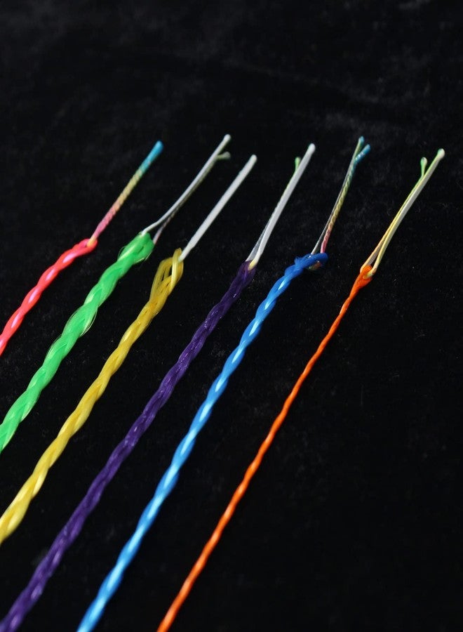 إيكان مجموعة إيكان من 6 قطع من وصلات شعر الأطفال مع دبابيس شعر، خصلات شعر بألوان قوس قزح، مثالية للحفلات والعروض، متعددة الألوان - Image 5