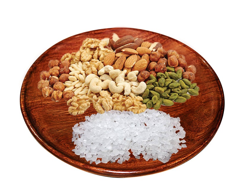 CRAFTCASTLE Wooden Plate Thaali - Multipurpose Serving Plate for Fruit, Dry Fruit, Pizza, Food - Dinner Plate for Home and Kitchen (12x12x1 Inches) - Image 5