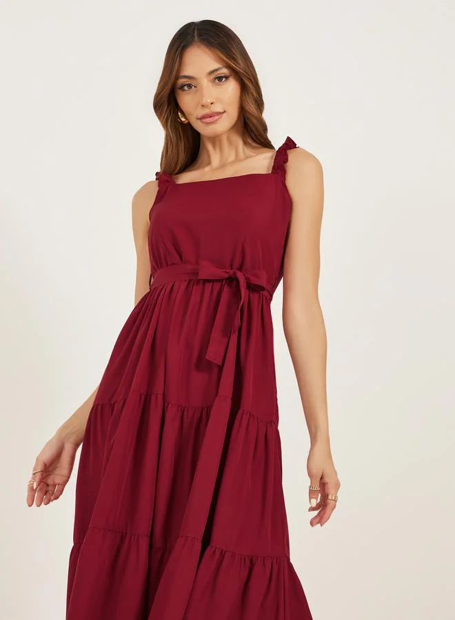 ستايلي Tiered Maxi Dress