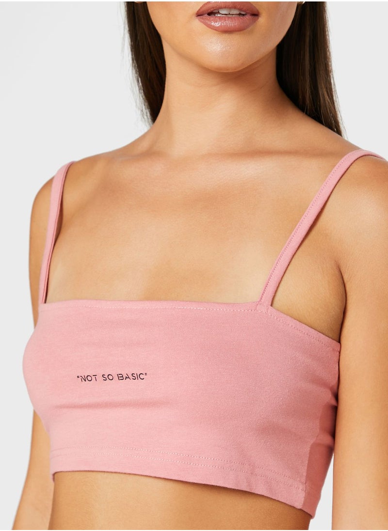 PUBLIC DESIRE - Square Neck Crop Top - Image 1