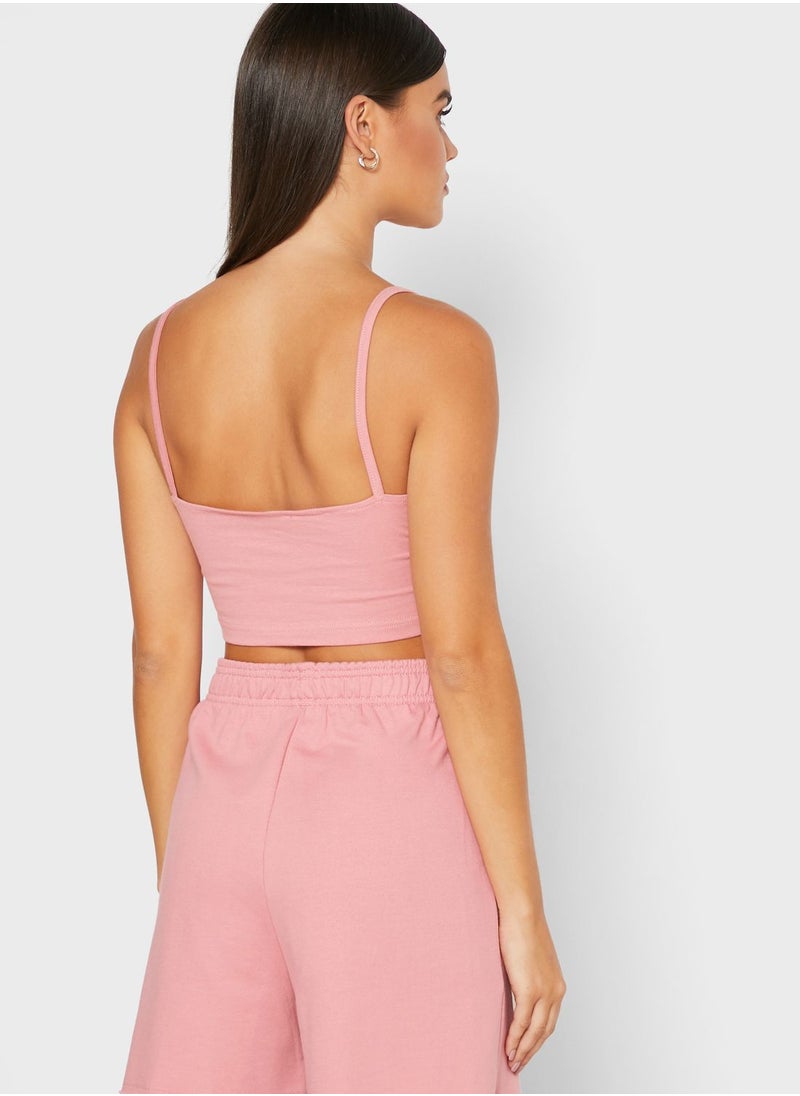 PUBLIC DESIRE - Square Neck Crop Top - Image 1