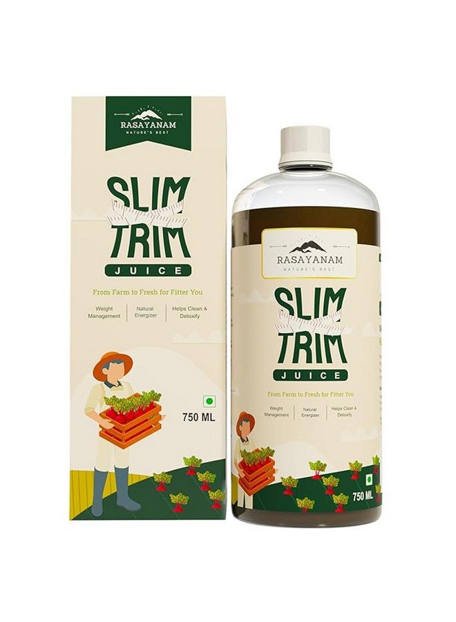 Rasayanam Ayurvedic Juice for Healthy Weight Management - 750ML | Improves Gut Health | Garcinia Cambogia, Aloe Vera, Harad, Amla, Moringa, Trikuta & 8 More Ayurvedic Herbs - Image 1