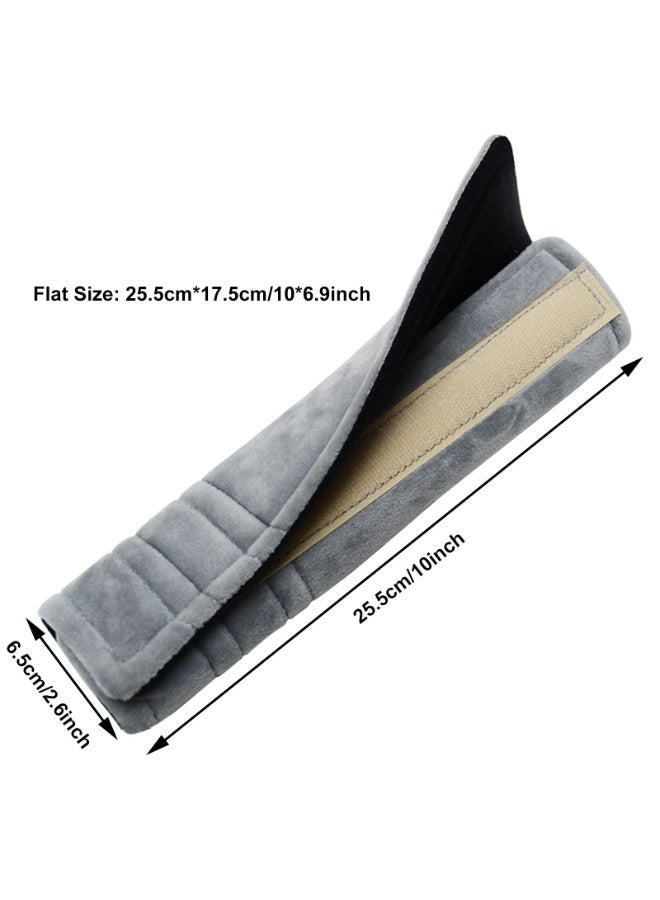 Universal Seat Belt Shoulder Protector，Ultra Soft Plush Thickened Car Seat Belt Shoulder Protector，Set of 2(khaki) - Image 3