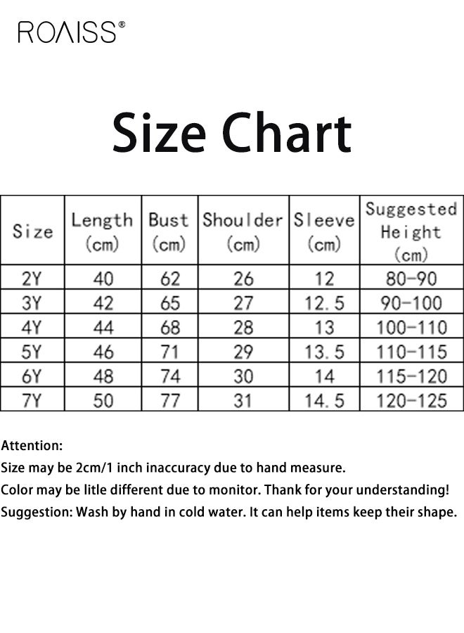 roaiss Little Boy T-Shirt and Shorts Set, Stylish 2-Piece Outfit for Boys, Summer Cotton Outfit with Dinosaur Pattern Top and Drawstring Shorts, Perfect for Daily Wear or Various Occasions - Image 5
