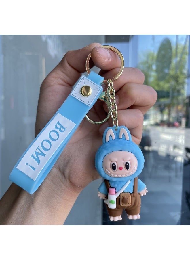 NIBEMINENT LABUBU Keychains, Cute Figurines, Student Schoolbag Pendants And Gifts 