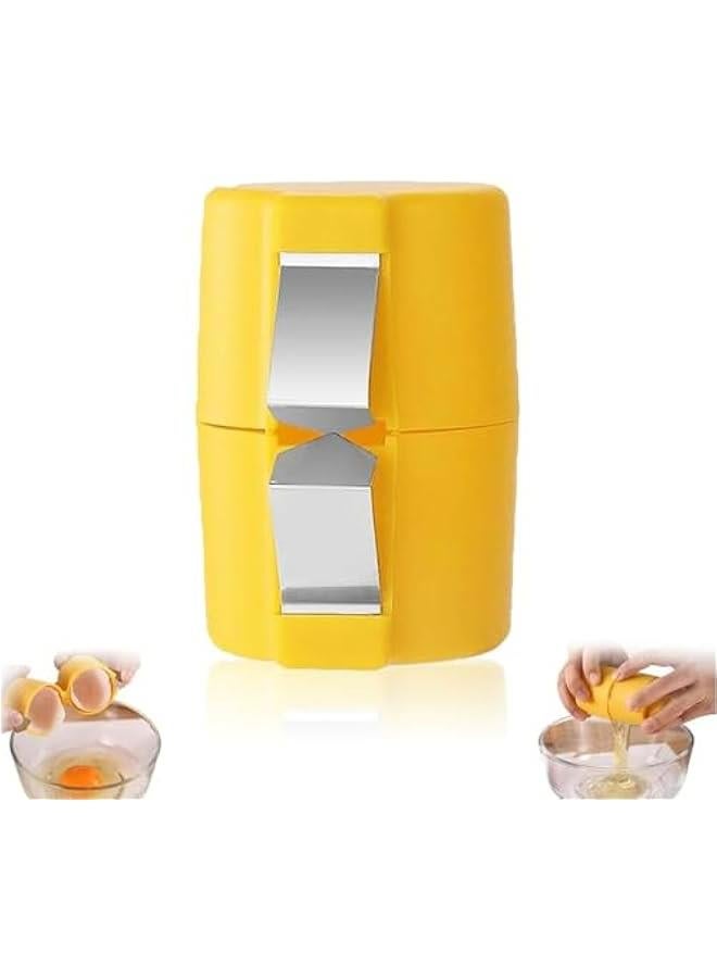 Egg Shell Opener Stainless Steel Tool for Raw and Boiled Eggs Hard Yellow Cutter Peeler Kitchen Gadget 2025 Handheld New Cracke  - Image 1