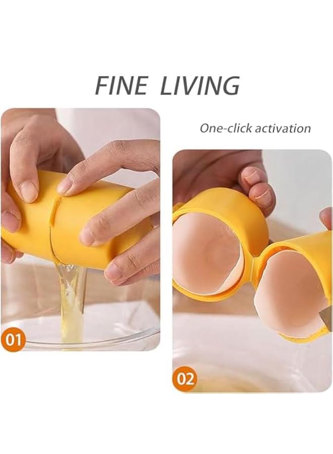 Egg Shell Opener Stainless Steel Tool for Raw and Boiled Eggs Hard Yellow Cutter Peeler Kitchen Gadget 2025 Handheld New Cracke  - Image 5