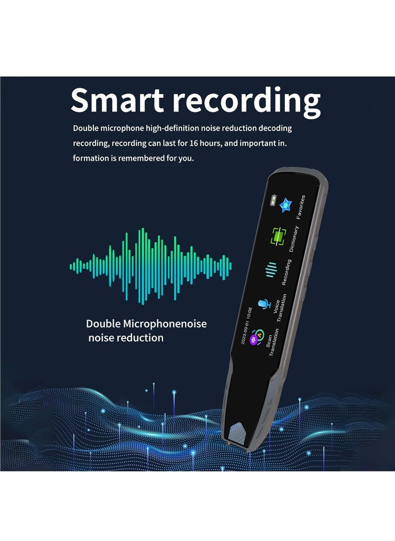 Generic - Scan Translator Pen, Translation Pen Scanner 112 Language Translator Device, Support Text Extract Intelligent Recording Scanner Pen, 0.3s Clear Translation, Crystal Clear Recordings - Image 1