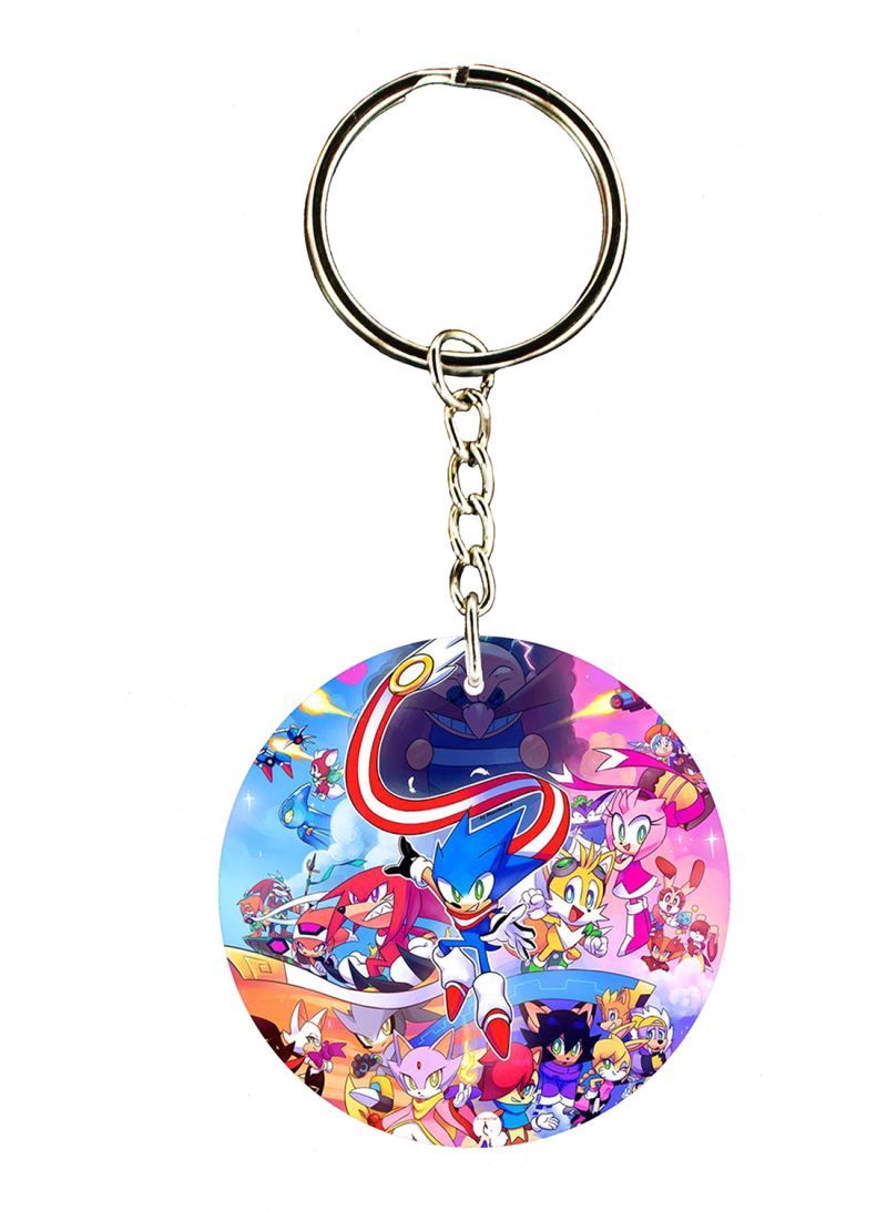 RKN Sonic Double Side Printed Keychain