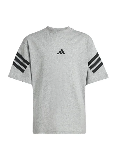 adidas تي شيرت تدريب J Fi 3S T رمادي للأطفال 7-8 سنوات