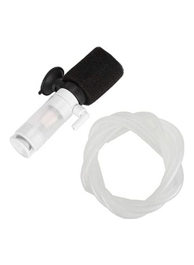 NIBEMINENT Submersible Aquarium Internal Filter Black/White - Image 1