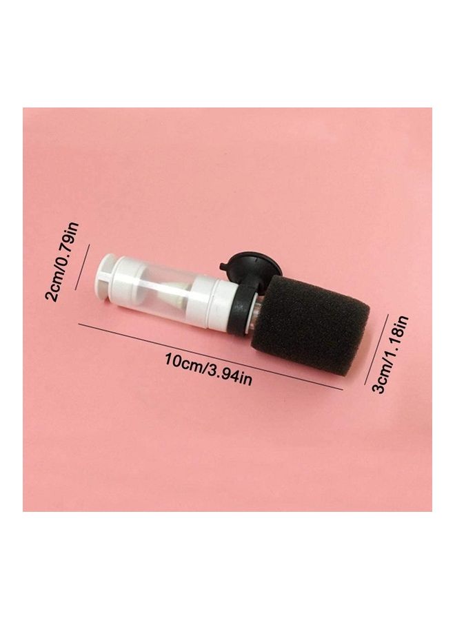 NIBEMINENT Submersible Aquarium Internal Filter Black/White - Image 2