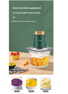 HOTOR 3L Electric Meat And Vegetables Grinder Chopper 400W Multi Food Chopper With 2 Speed Levels Food Processors For Meat Vegetables Fruits And Nuts kitchen Aid Meat Mincer Meat Grinder  - Image 5