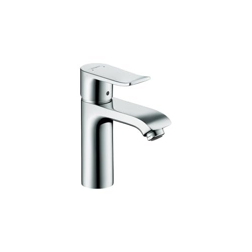 hansgrohe Metris Modern 1Handle 7inch Tall Bathroom Sink Faucet in Chrome 31204001 - Image 1