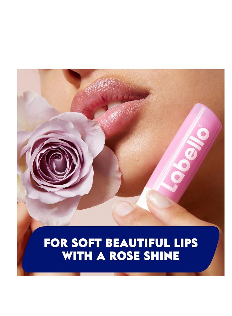 Labello Lip Balm Moisturising Lip Care Soft Rose 4.8g - Image 3
