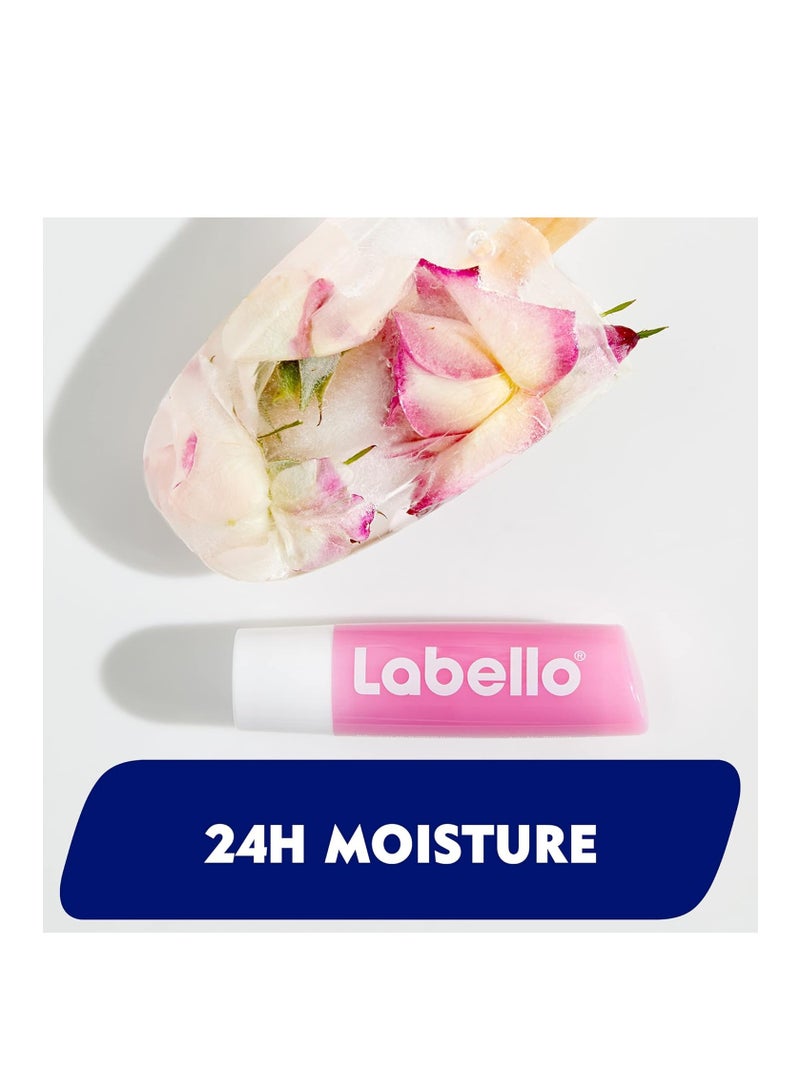 Labello Lip Balm Moisturising Lip Care Soft Rose 4.8g - Image 2