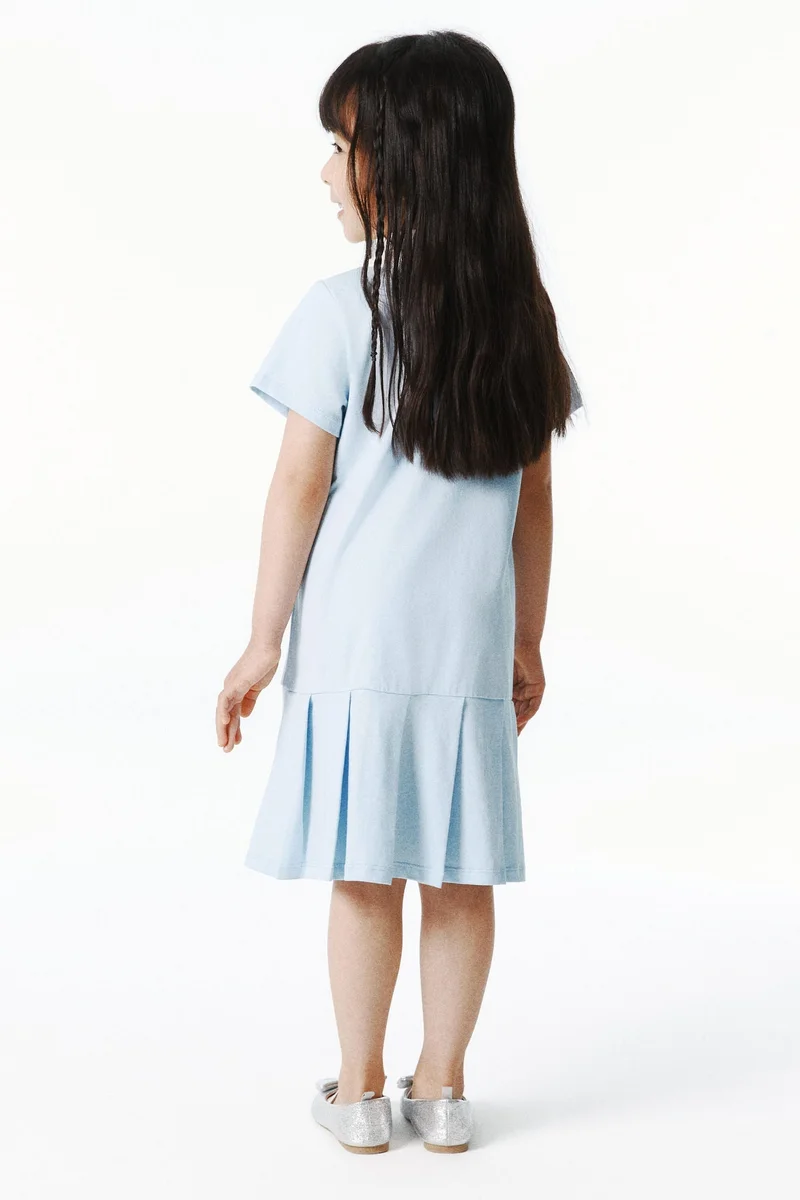 H&M Print-motif cotton polo dress