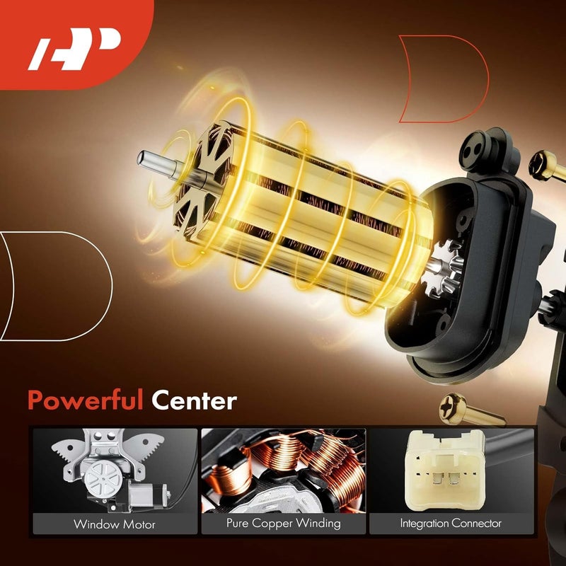 A-Premium Electric Window Regulator with Motor for Scion xB 2004-2006 Front Driver Side - Image 4